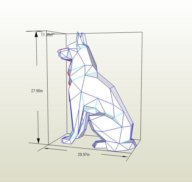 3d model of shepherd