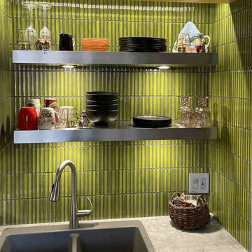 shelves with LED lights, floating shelves, LED shelves