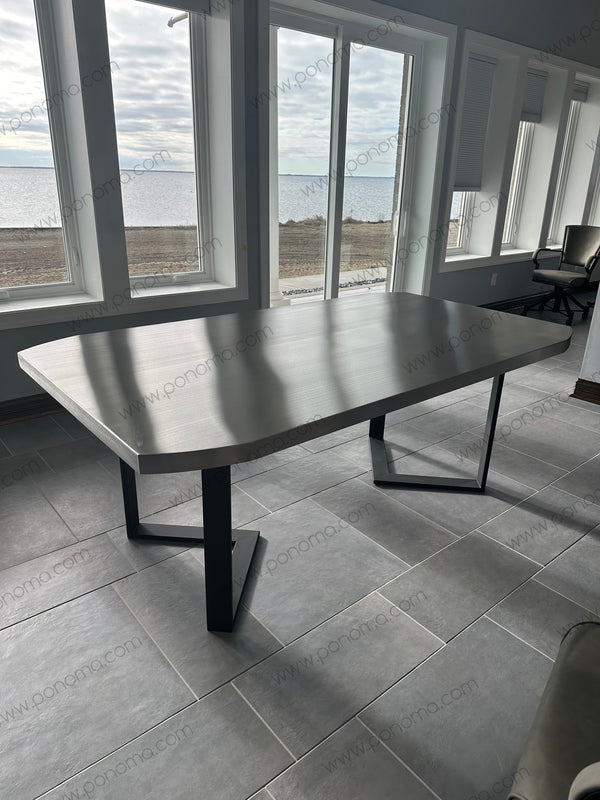 custom boat shaped table