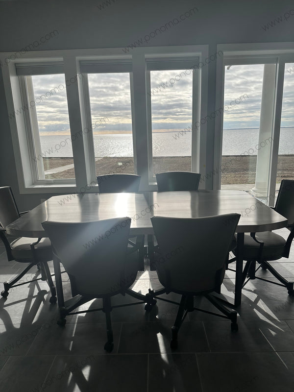 custom boat shaped table