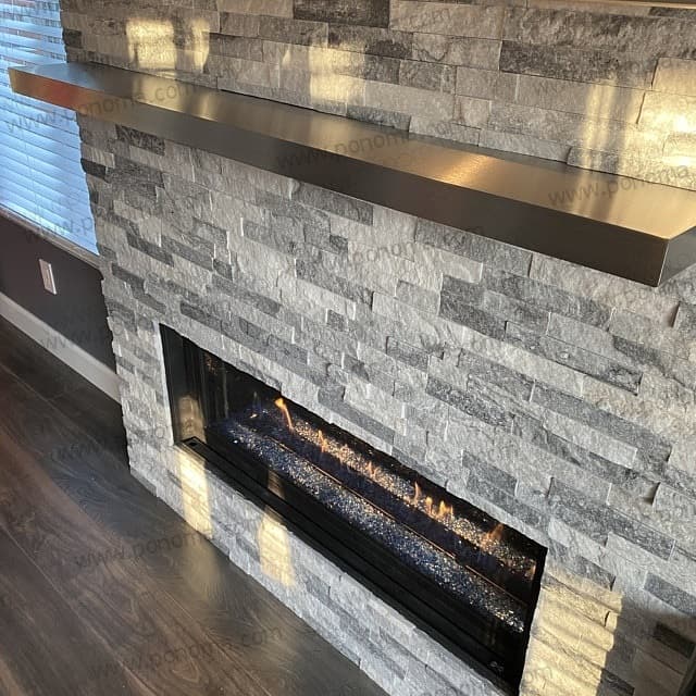 fireplace stainless steel shelf