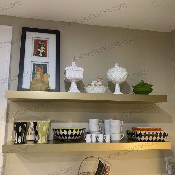 brass shelves, Designer steel furniture, PONOMA