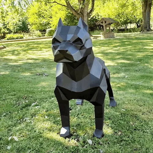 pitbull sculpture