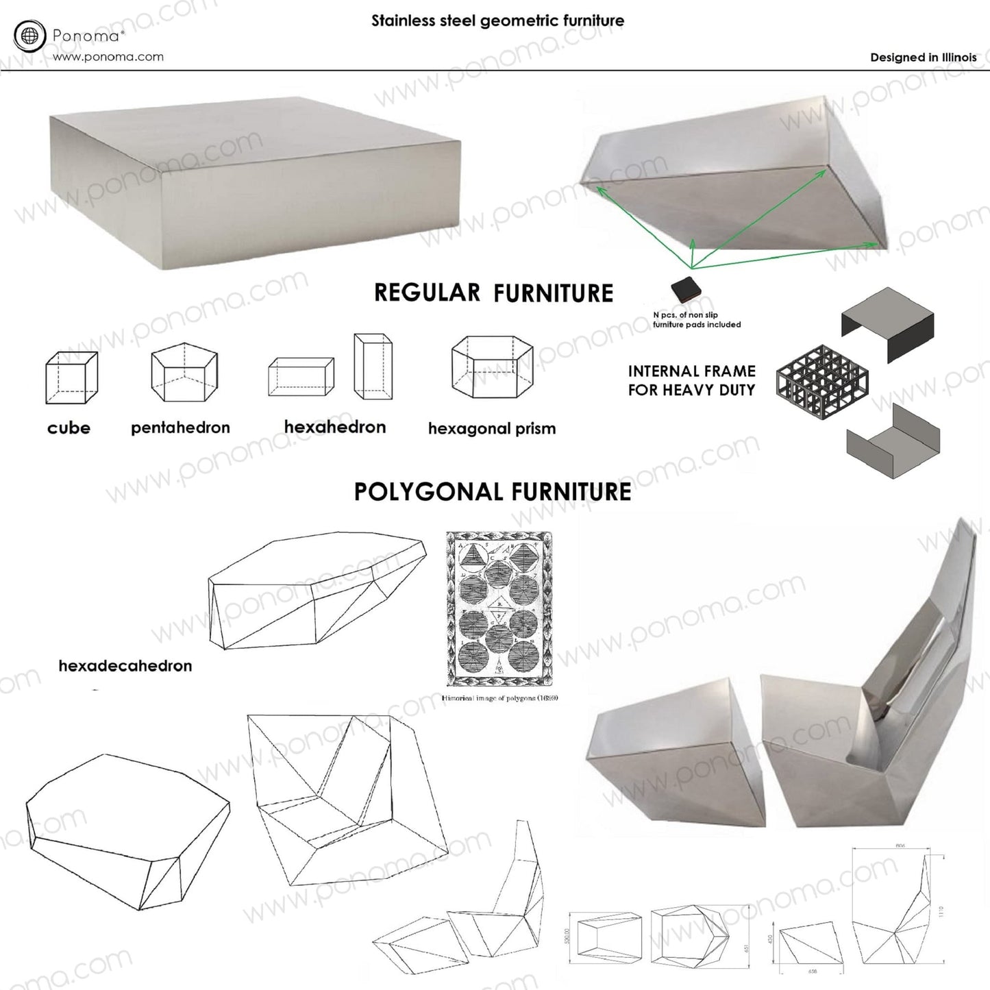 polygonal furniture