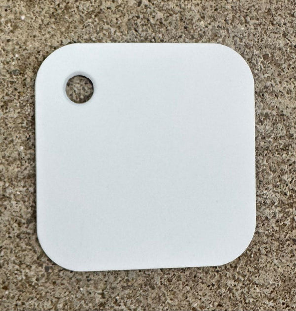 white matte color sample