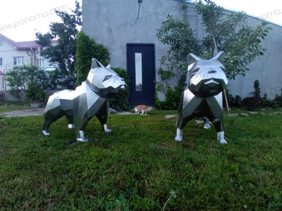 english bulldog sculptures