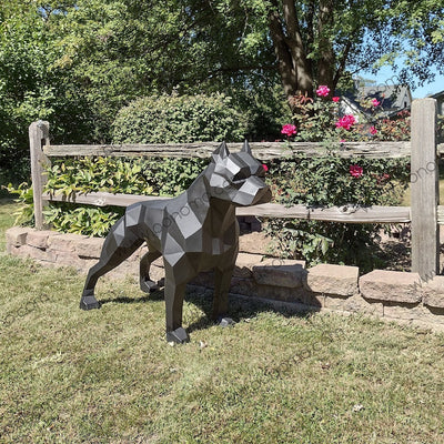 pitbull sculpture