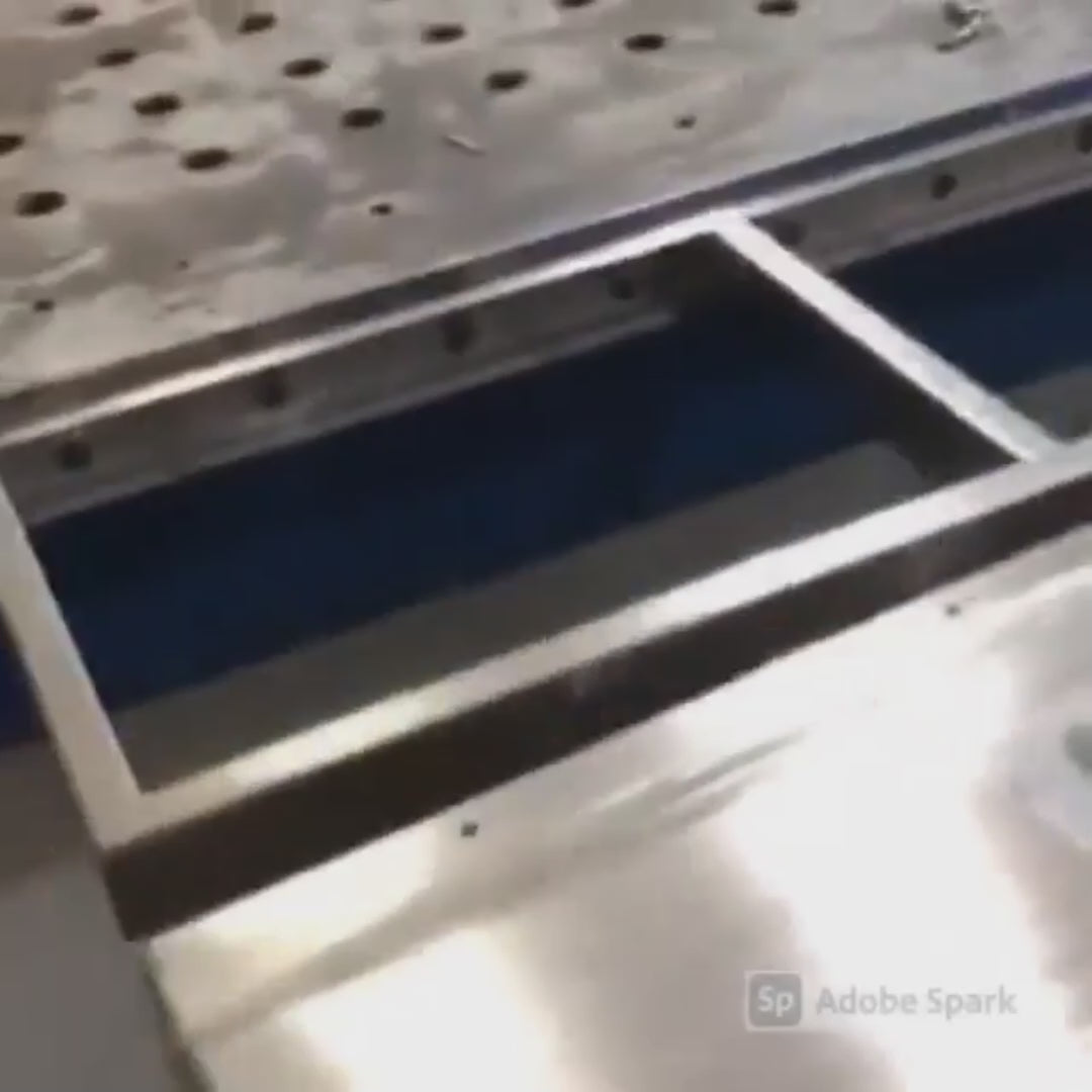 test of load capacity for shelf