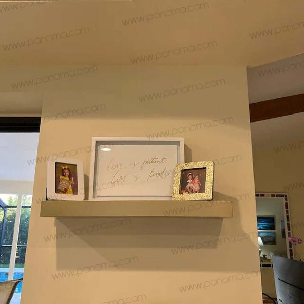 12"x8"x1.5" (cm.30,5x20x3,8) painted stainless steel floating shelf freeshipping - Ponoma