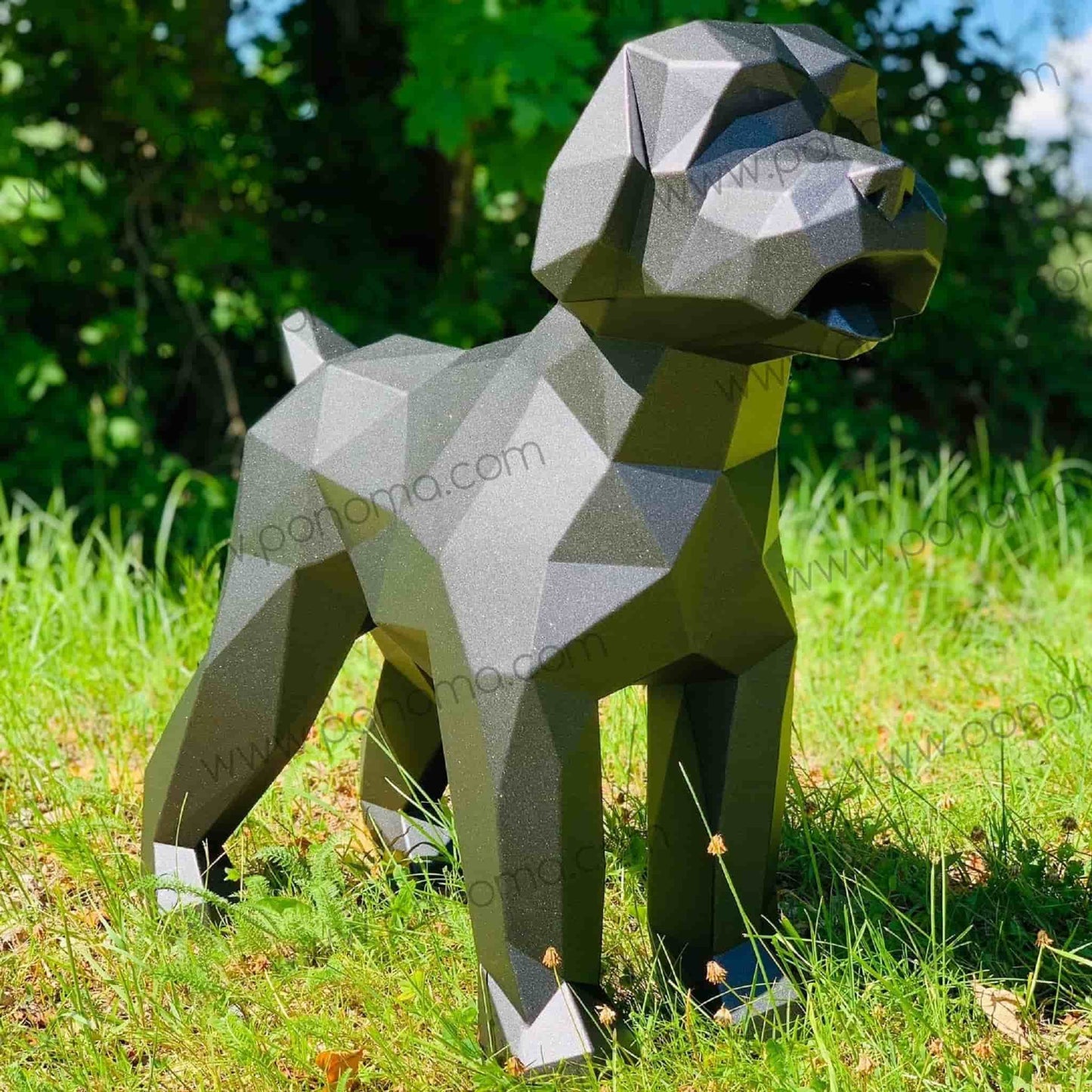 wheaten terrier statue