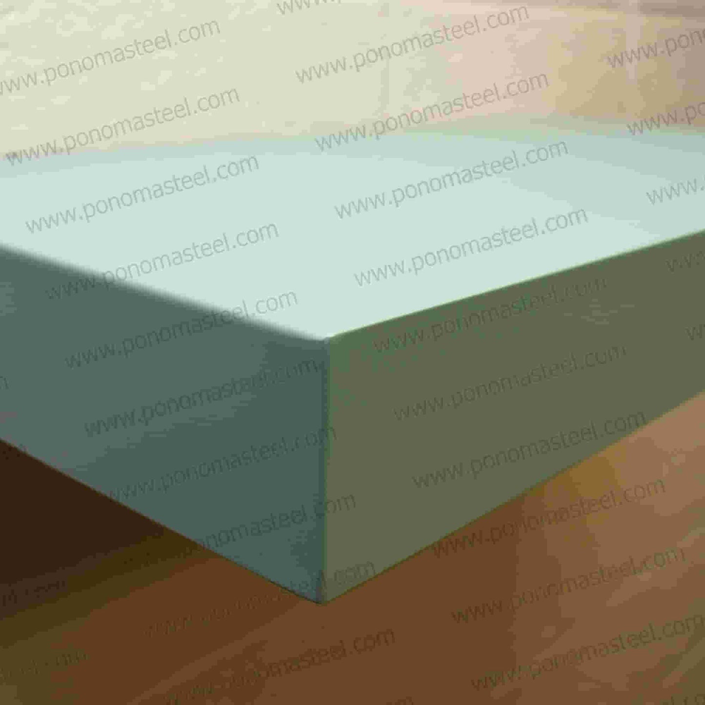 Tablette flottante en acier inoxydable peint de 13 "x13" x2.0 "(cm.33x33x5,1) avec 1 lumière DEL