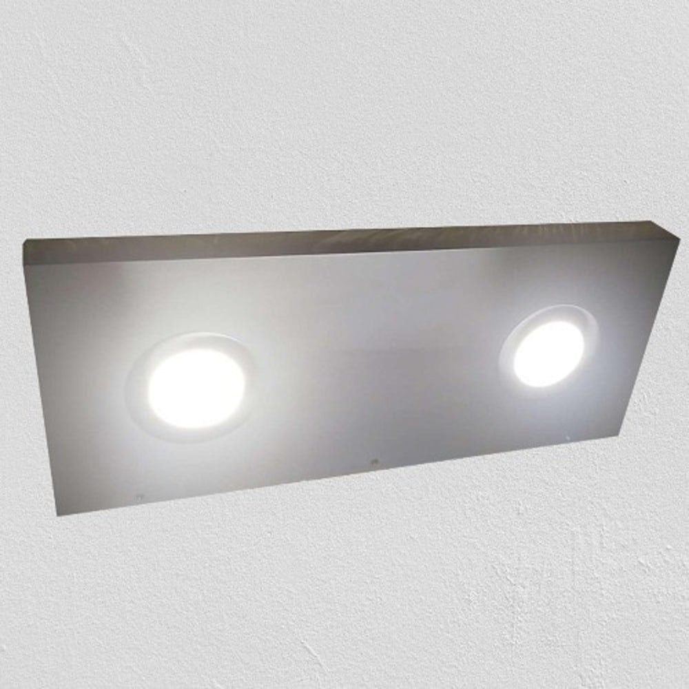 48"x12"x2.5" (cm.121,9x30,5x6,4)  stainless floating shelf with 2 LED lights freeshipping - Ponoma