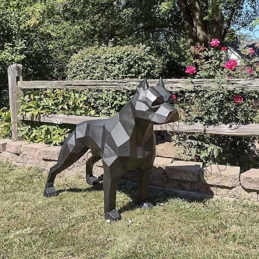 pitbull sculpture