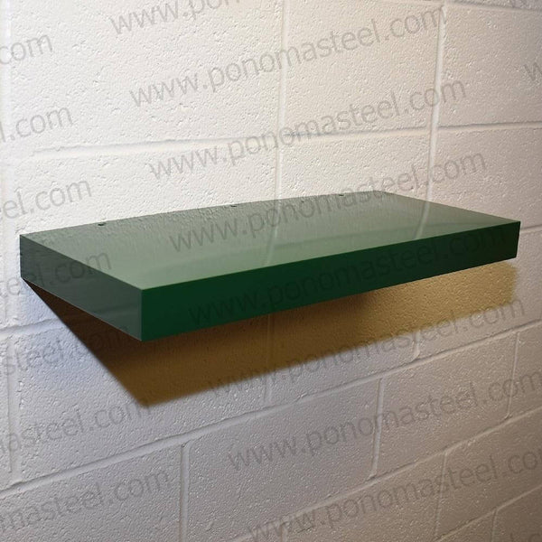 12"x8"x1.5" (cm.30,5x20x3,8) brushed stainless steel floating shelf freeshipping - Ponoma