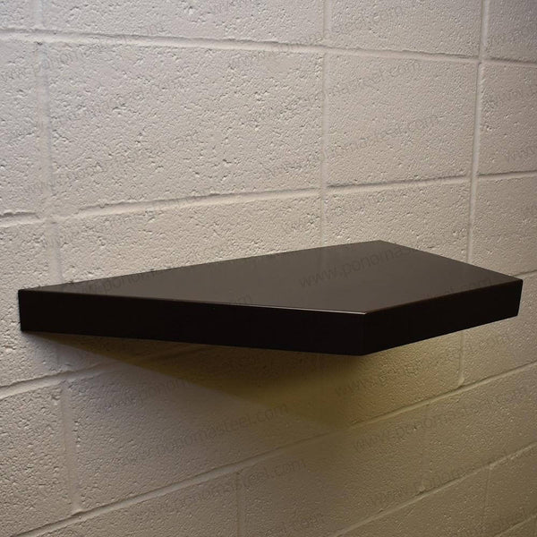 12"x8"x1.5" (cm.30,5x20x3,8) brushed stainless steel floating shelf freeshipping - Ponoma