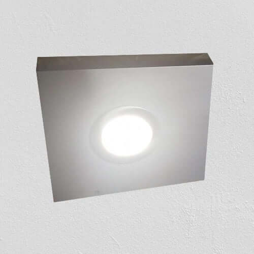 18"x12"x1.5" (cm.46x30,5x3,8) stainless floating shelf with 1 LED light freeshipping - Ponoma