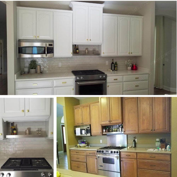 20"x8"x2.0" (cm.50,8x20,3x5,1) brushed stainless steel floating shelf freeshipping - Ponoma