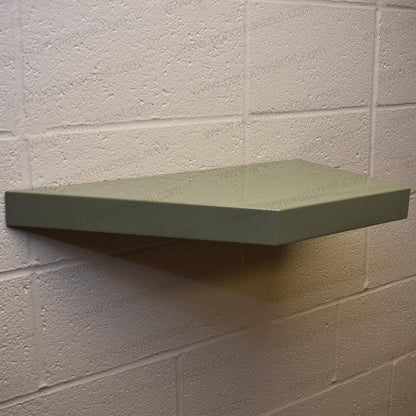 18"x12"x2.0" (cm.46x30,5x5,1) brushed stainless steel floating shelf freeshipping - Ponoma