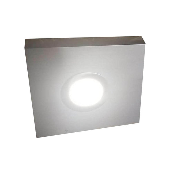 18"x12"x2.0" (cm.46x30,5x5,1) stainless floating shelf with 1 LED light freeshipping - Ponoma