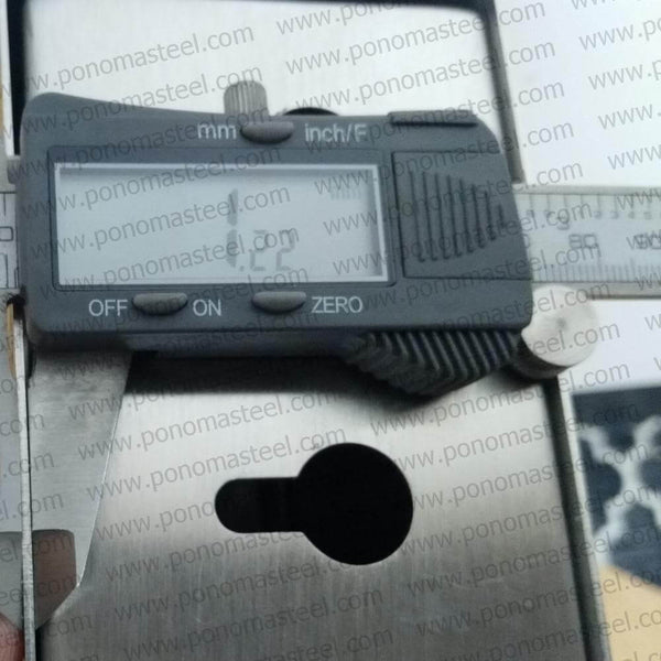 24"x10"x1.5" (cm.61x25,4x3,8) brushed stainless steel floating shelf freeshipping - Ponoma