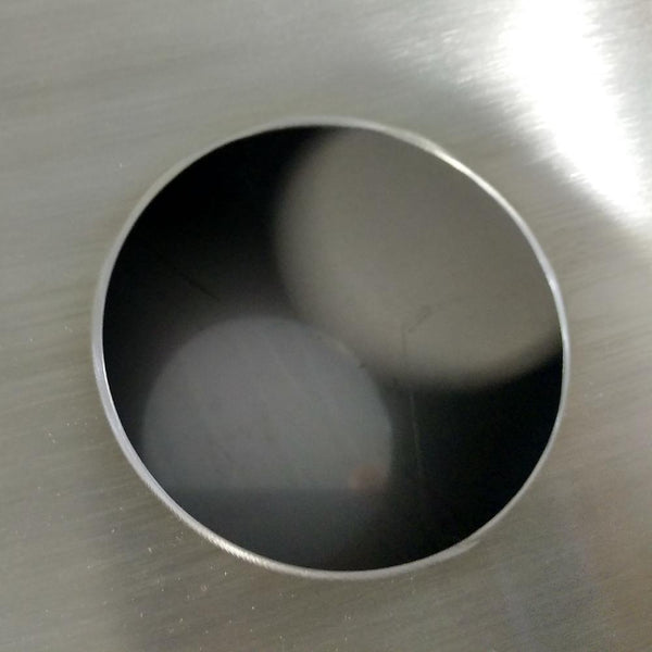 30"x10"x2.5" (cm.76x25,4x6,4) brushed stainless floating shelf with 2 LED lights freeshipping - Ponoma