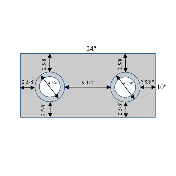 30"x10"x2.5" (cm.76x25,4x6,4) brushed stainless floating shelf with 2 LED lights freeshipping - Ponoma