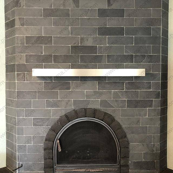 40"x10"x2.0" (cm.101,6x25,4x5,1) brushed stainless steel floating shelf freeshipping - Ponoma