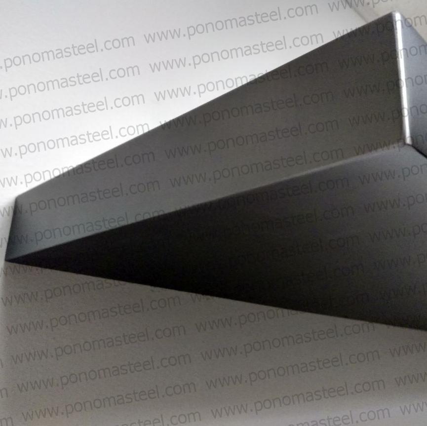 42"x12"x2.0" (cm.107x30,5x5,1) painted stainless steel floating shelf freeshipping - Ponoma