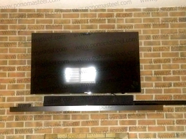 42"x14"x2.0" (cm.107x35,6x5,1) painted stainless steel floating shelf freeshipping - Ponoma