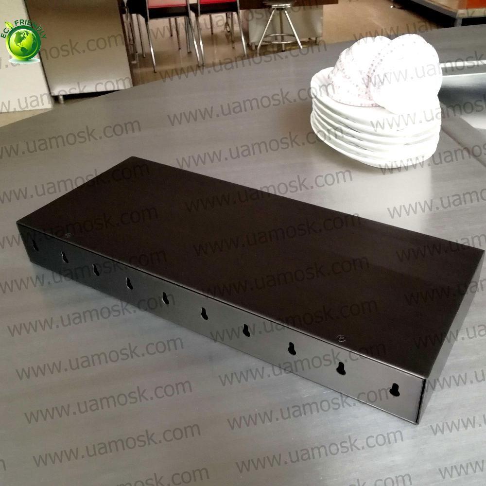 72"x10"x2.5" (cm.182,9x25,4x6,4) matte black stainless steel floating shelf freeshipping - Ponoma