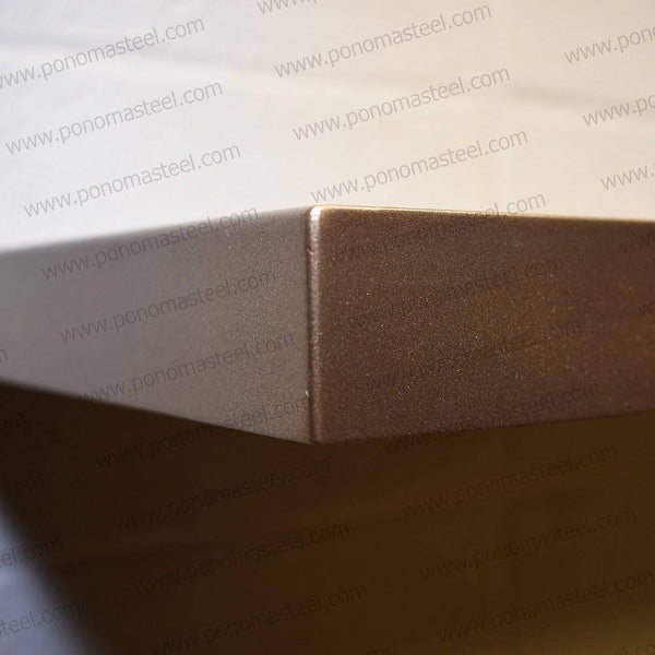 14"x14"x2.0" (cm.35,6x35,6x5,1) curved corner stainless steel floating shelves Ponoma® freeshipping - Ponoma