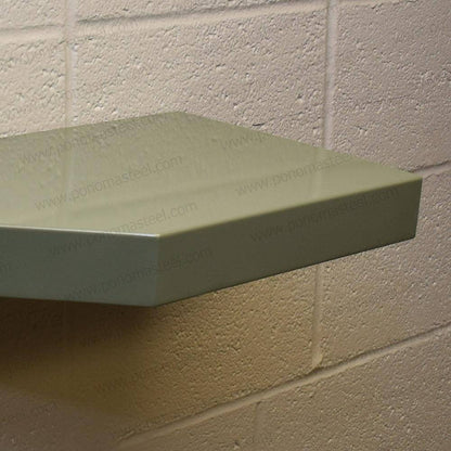 33"x12"x2.0" (cm.84x30,5x5,1) brushed stainless steel floating shelf freeshipping - Ponoma