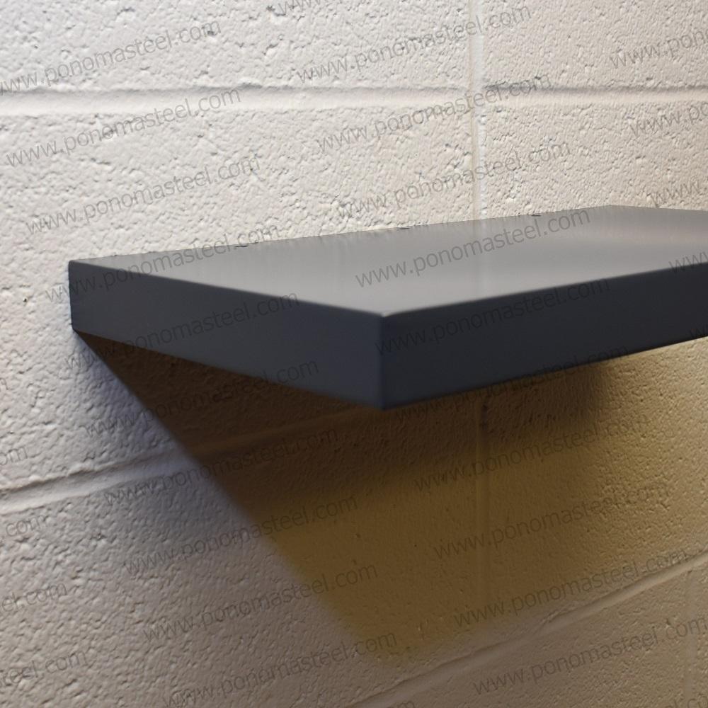 30"x10"x2.0" (cm.76x25,4x5,1) painted stainless floating shelf with 2 LED lights freeshipping - Ponoma