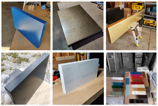 COLOR SAMPLES 2"x2" (cm.5x5): stainless steel plate freeshipping - Ponoma