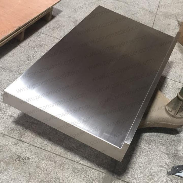 Stainless steel countertop Ponoma® 1.5" thickness with 1.5" backsplash (splashguard), brushed seamless freeshipping - Ponoma