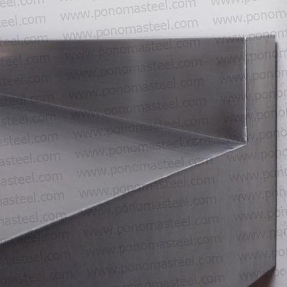 Stainless steel countertop Ponoma® 1.5" thickness with 1.5" backsplash (splashguard), brushed seamless freeshipping - Ponoma